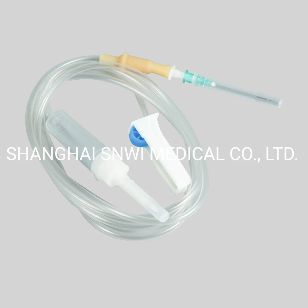 Disposable Medical Products Sterile PVC Blood Transfusion Set Vein Blood Transfusion Set Infusion Set with Luer Lock