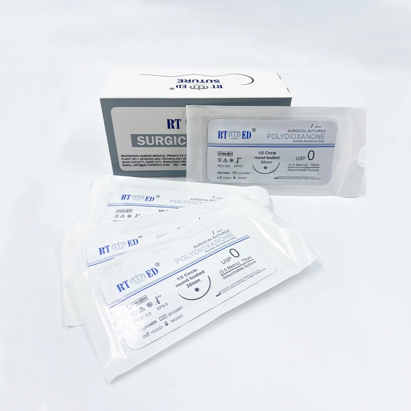 Pdo Surgical Suture with Needle for Surgery/Haidike Medical
