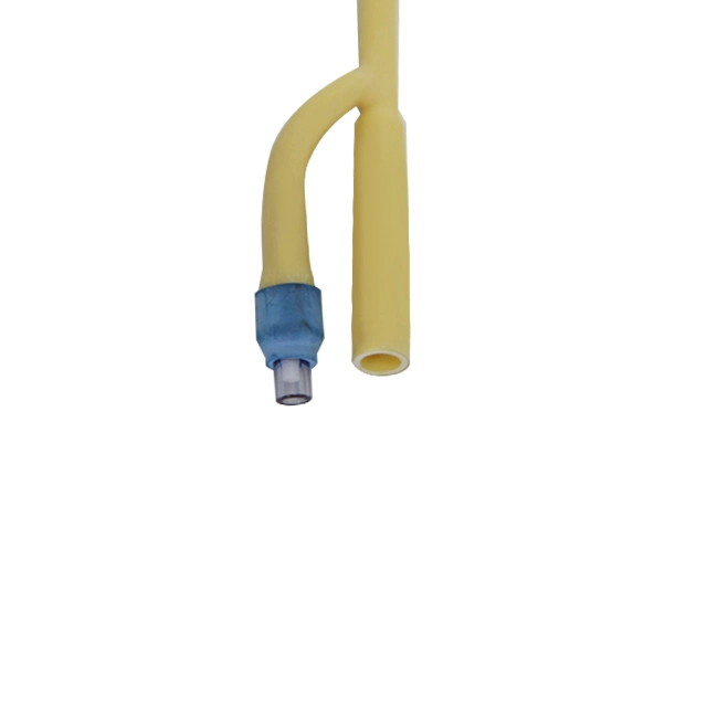 CE ISO Approved Medical Sterile Two-Way Standard Type Disposable Latex Foley Catheter Fr26 with 100% Silicone Coating