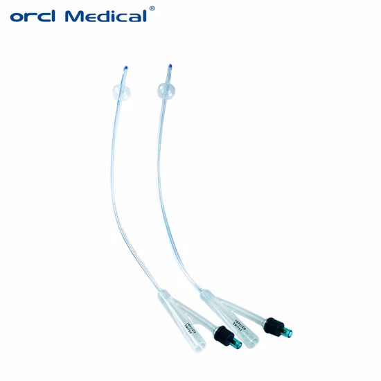 Стерильные силиконовые аспирационные катетеры для мужчин, женский одноразовый мочевой катетер Фолея для периодического использования