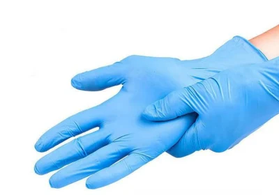 Антивирусные одноразовые защитные перчатки из винилового латекса, медицинские нитриловые перчатки