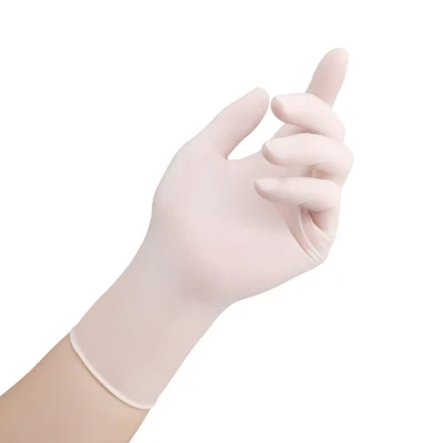 Латексные перчатки, Одноразовые латексные перчатки, Коробка без пудры, Хирургический медицинский осмотр, Латексные перчатки для рук